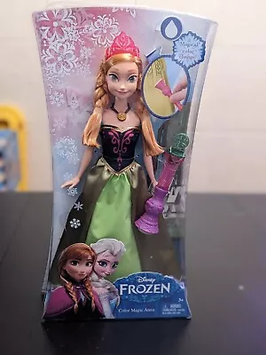 FROZEN Disney  Color Magic Anna  Doll - Magical Color Changing Skirt! - Ages 3+ • $12.95