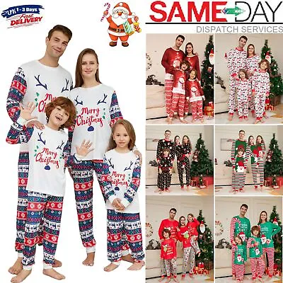 The Grinch Christmas Pyjamas Family Matching Boy Girl PJs Set Nightwear Pajamas • £10.46