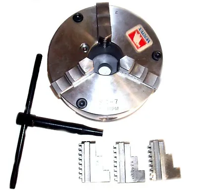 $388.83 • Buy  Accura Vertex Artc-008 6  3 Jaw Chuck For 8  4 Slot Rotary Table-2 Sets Of Jaws