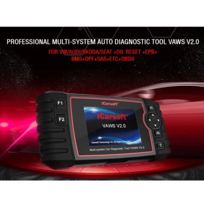 $145.95 • Buy ICarsoft VAWS V2.0 Audi/VW/Seat/Skoda Scanner ABS,SRS,oil Reset,update Of VAG II
