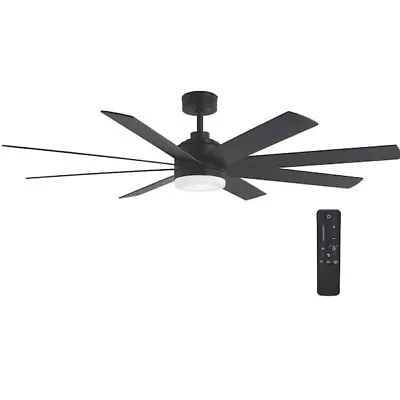 PARTS ONLY Celene 62 In. LED Matte Black Ceiling Fan Replacement Parts • $29.99