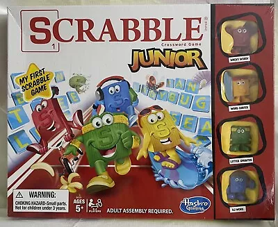 Scrabble Junior My First Scrabble Game Double Sided Gameboard 2016 Hasbro SEALED • £15.42