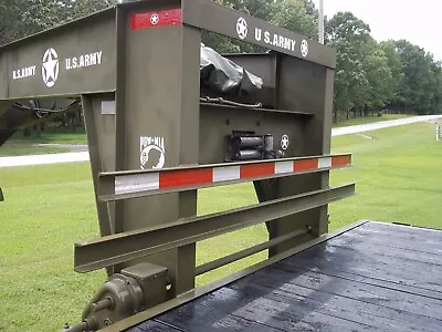 Military Theme Logo Set Gooseneck Flatbed  25 + Ft Army----- No Trailer Included • $295