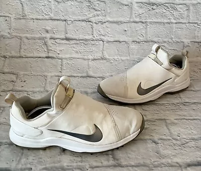Nike Tour Premiere White Metallic Golf Shoes AO2241-101 Men’s Size 13 • $49.28