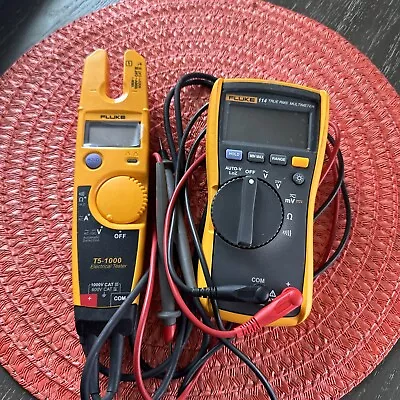 Fluke T5 1000 Voltage Tester FLUKE 114 Multimeter Combo • $250