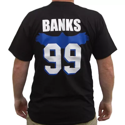 Hawks Adam Banks #99 Jersey T-Shirt Mighty Ducks Movie Costume Hockey Uniform • $17.69