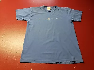 Vintage Mossimo Gianulli T-Shirt Blu L U.S.A. 100% Cotton Limited Ed. Graphic • $20