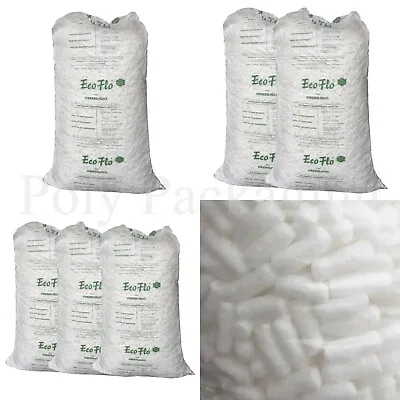 ECOFLO LOOSE FILL *ANY QTY* Biodegradable/Void Fill/Packaging/Packing Peanuts • £58