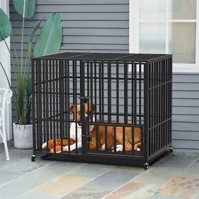 $219.97 • Buy Heavy Duty Indestructible Dog Crate Cage For Large Medium High Anxiety Dogs 