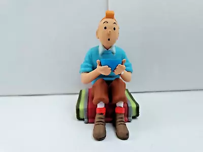 Tintin Sitting With Bowl PVC Figurine - Rare And Out Of Production • $29.99