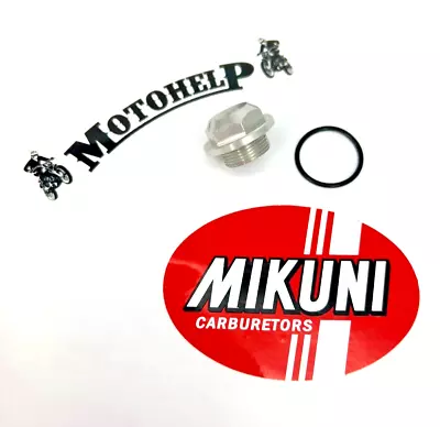 Genuine Mikuni HSR42 HSR45 Float Bowl Drain Plug (Nut) TM32/41 W/O-ring • $28.14