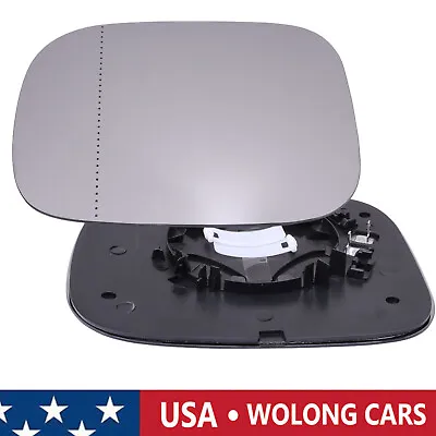 Driver Left Side Mirror Glass W/Plate For 2007-2014 Volvo XC90 2.5L 3.2L 4.4L • $30.59