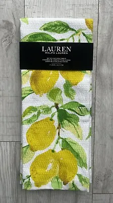 Ralph Lauren Kitchen Tea Towels Set Of 2 Lemons 🍋 New • £18.99