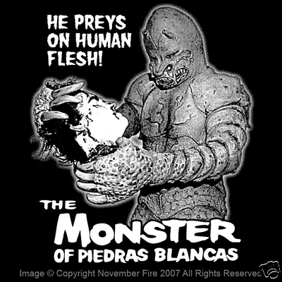 The Monster Of Piedras Blancas Creature Feature Monster Kid Horror Shirt NFT371 • $18.99