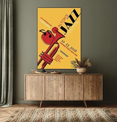 Altons Jazz Festival 2018 Vintage Music Poster Sizes A4 A3 A2 A1 No 1003 • £10.99