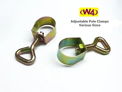 £3.79 • Buy W4 Tent Awning Spare Adjustable Pole Clamps (Various Sizes) - Packs Of 2