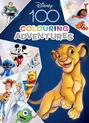 Disney 100: Colouring Adventures Book Type:Paperback Coloring Book | NEW AU • $3.20