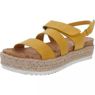 A.N.A. Womens Carmine Yellow Casual Espadrilles Shoes 9.5 Medium (BM) BHFO 7673 • $11.99