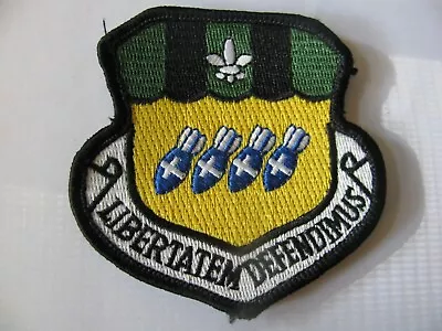 Vtg  USAF  2nd Bomber Wing  LIBERTATEM DEFENDIMUS  US Military  Patch Velkro 3” • $14.80