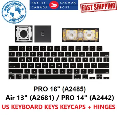 New US Keyboard Keys Keycaps Clips Hinges For Macbook Pro A2485 A2442 Air A2681 • $3.60