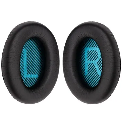Imitation Sheepskin Leather Ear Pads For Bose QC2 QC25 QC35 QC15 AE2 AE2i Black • $6.25