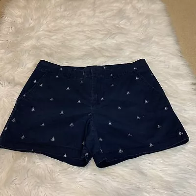 Tommy Hilfiger Women’s Shorts -Size 8- Sail Boat Nautical Theme • £14.47