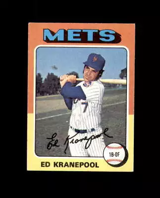 Ed Kranepool Signed Authentic 1975 Topps New York Mets Autograph • $10