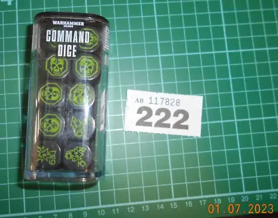 Warhammer 40K Command Dice OOP New & Sealed • £9.99
