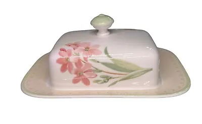 Villeroy & Boch FLOREA Rectangular Covered Butter 8 X5-3/4  Floral EUC • $114.75