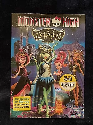 Monster High 13 Wishes DVD Movies • $15