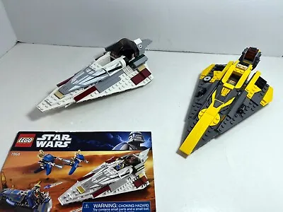 LEGO Star Wars LOT: Mace Windu's Starfighter Only 7868 + Anakin's 75214 • $84