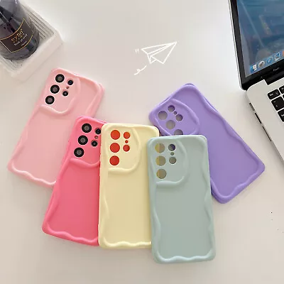 For Samsung Macaron Case Cute Edge Soft Silicone Phone Cover Back Women Girl Hot • $1.10