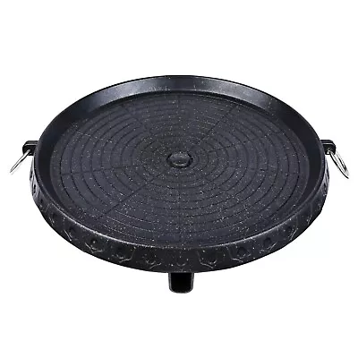 Korean BBQ Grill Pan Non-Stick Smokeless Stovetop BBQ Grill Plate Indoor Outdoor • $34.95