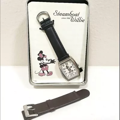 Disney Steamboat Willie Quartz Watch With Display Tin • $75