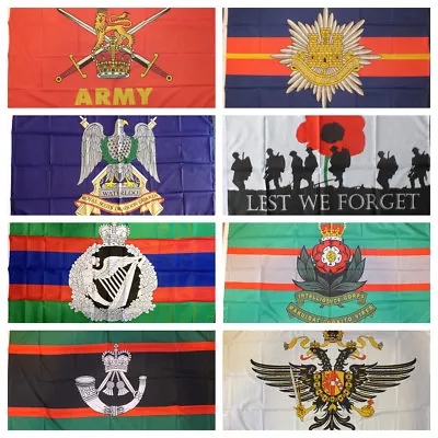 British Army 5x3 Flag Remembrance Day Lest We Forget Britain Remembers Veterans • £4.99