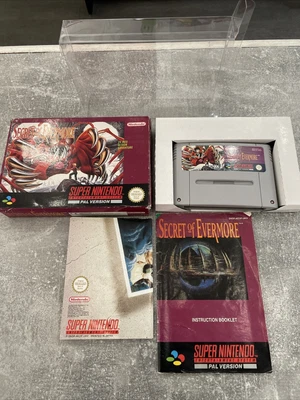 £89.99 • Buy Secret Of Evermore - Super Nintendo SNES PAL - Boxed With Manual And Poster