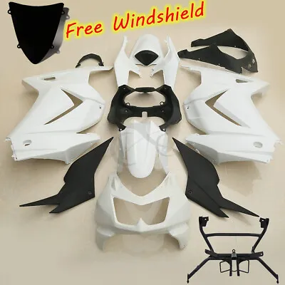 Fairings Bodywork Kit & Upper Stay Bracket Fit For Kawasaki Ninja 250R 2008-2012 • $264.80