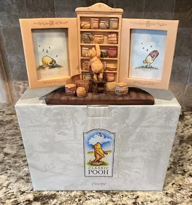 Winnie The Pooh With Honey Resin Two-Picture Frame Classic Disney - Charpente  • $24.99