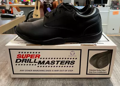 Super Drillmasters Marching Shoe Black - Men's Size 7.5 Women's Size 9.5 • $20