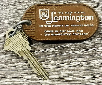 Vtg Hotel Door Key Fob Leamington Minneapolis MN Room 1105 Retro MCM Motel • $14.23