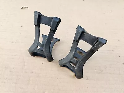 Vintage 90s MT-4S Mountain Bike Toe Cages Clips Black Plastic • $10