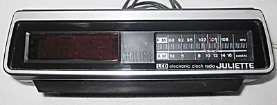 Juliette El-1985 D Led Am/fm Radio Alarm Clock - Vintage - Tested • $11.99