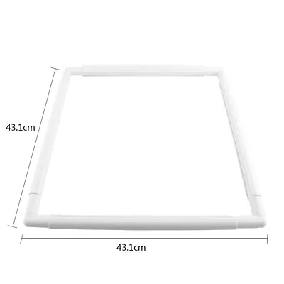 43.1*43.1cm Clip Frame Hoop For Embroidery Stitch Quilting Needlepoint FIG • £16.72