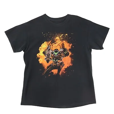 VTG Nintendo Metroid Prime Corruption Samus T Shirt Video Game Promo Size L • $59.58