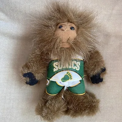Vintage Licensed NBA Seattle Supersonics 8” Plush Haired Stuffed Squatch Mascot • $24.99
