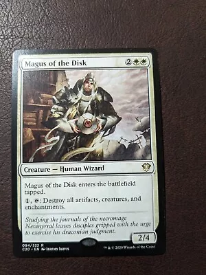 MAGUS OF THE DISK C20 - Magic The Gathering MTG Collectible Card Game RARE • $1.99
