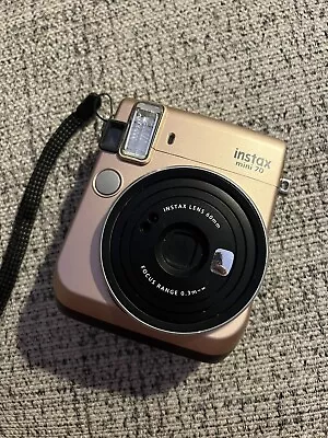 FUJIFILM Instax Mini 70 Instant Camera  Stardust Gold • £50