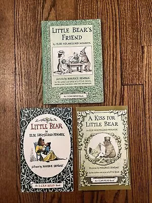 Lot Of 3 Little Bear Books By Else Holmelund Minarik & Maurice Sendak PB/HB • $10.99