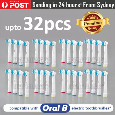 $9.85 • Buy 8-32pc New Oral B Electric Toothbrush Heads Compatible Replacement Soft Bristles