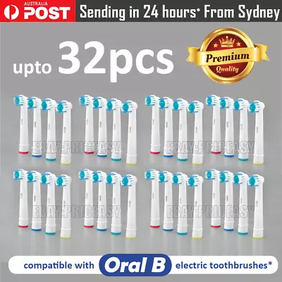 8-32pc New Oral B Electric Toothbrush Heads Soft Bristles Compatible Replacement • $13